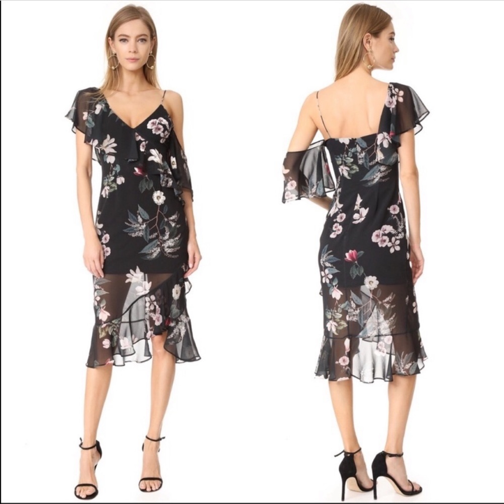 Keepsake The Label Cosmic Girl Dress Garden Floral